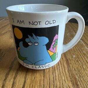 Vintage Sandra Boynton Coffee Mug "I Am Not Old. I'm Classic" Korea